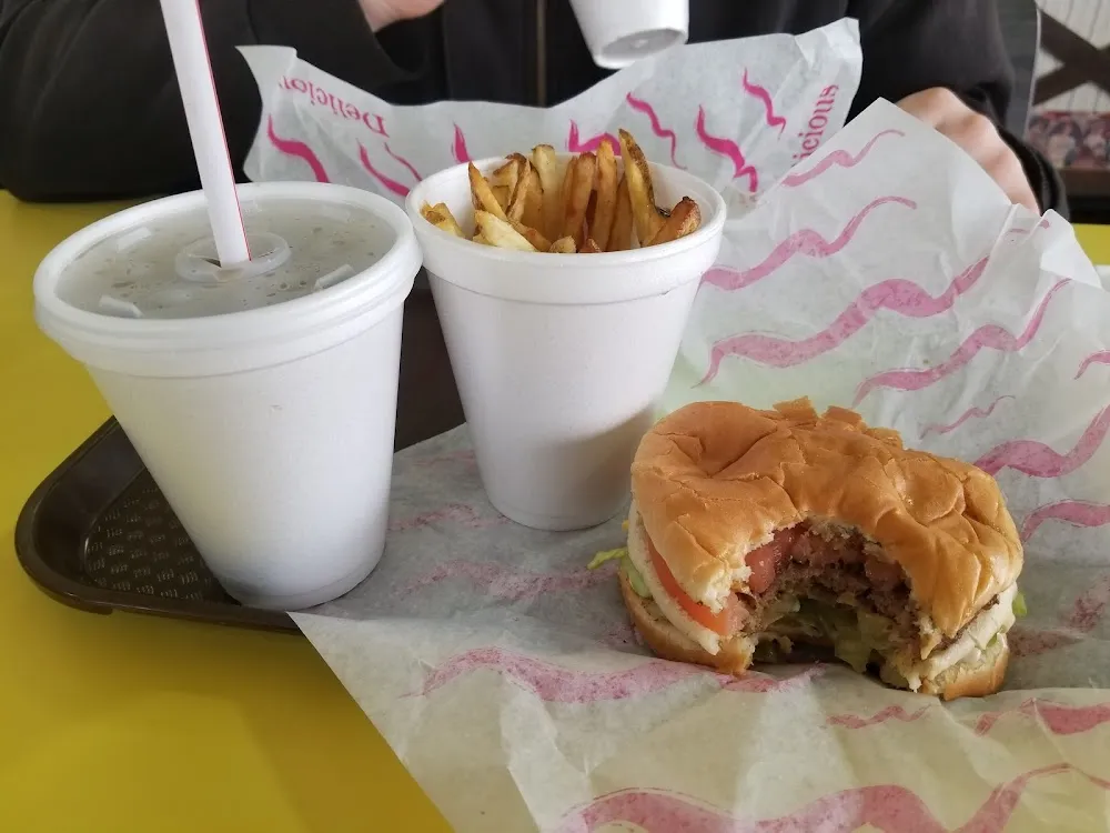 Burger and Fries
